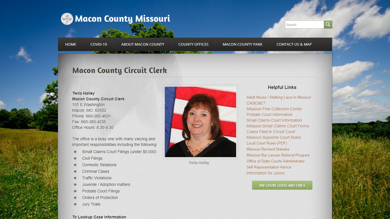 Circuit Clerk - Macon County Missouri